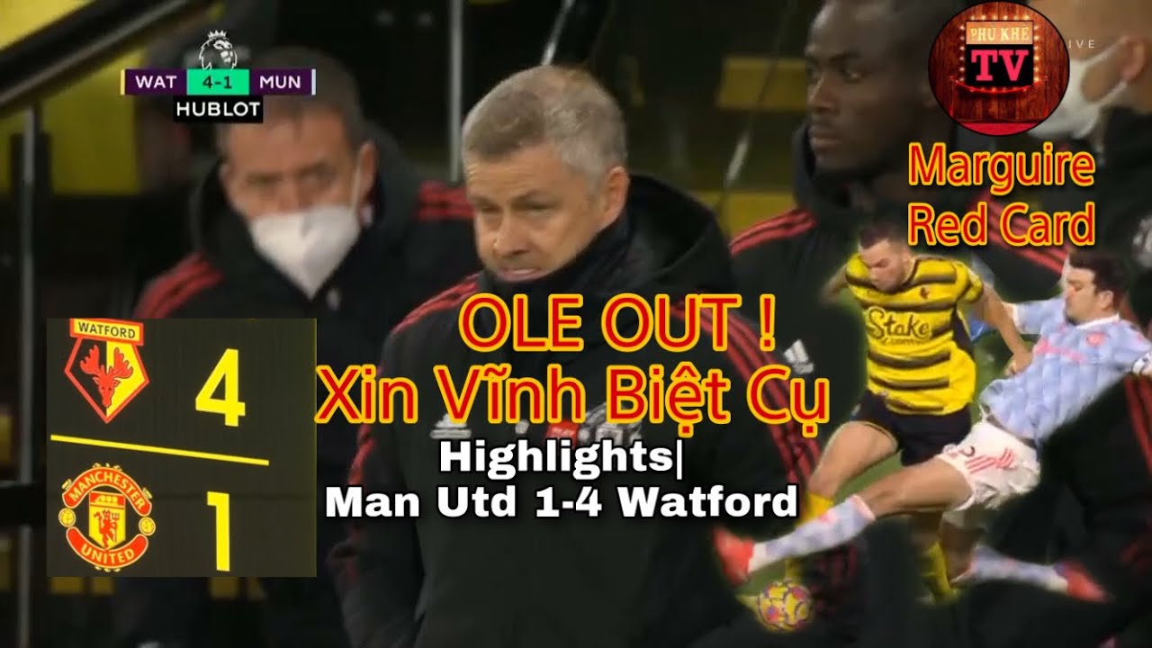 Manchester Utd 1-4 Watford | Highlights