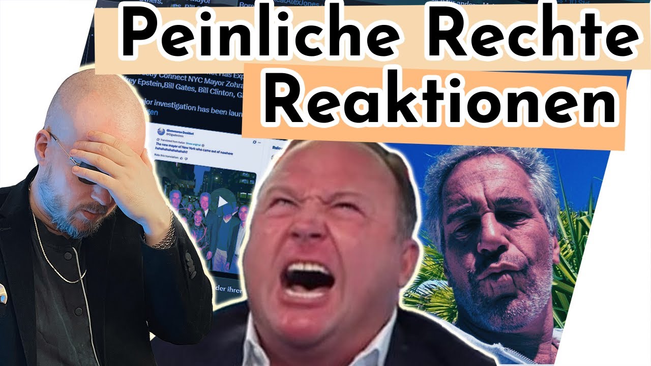 Diese ABSURDEN REAKTIONEN von Rechten auf die Epstein Files verursachen schweres Fieber