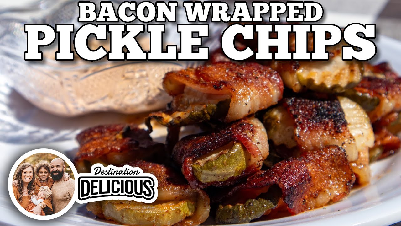 Bacon Wrapped Pickle Chips | Blackstone Griddles
