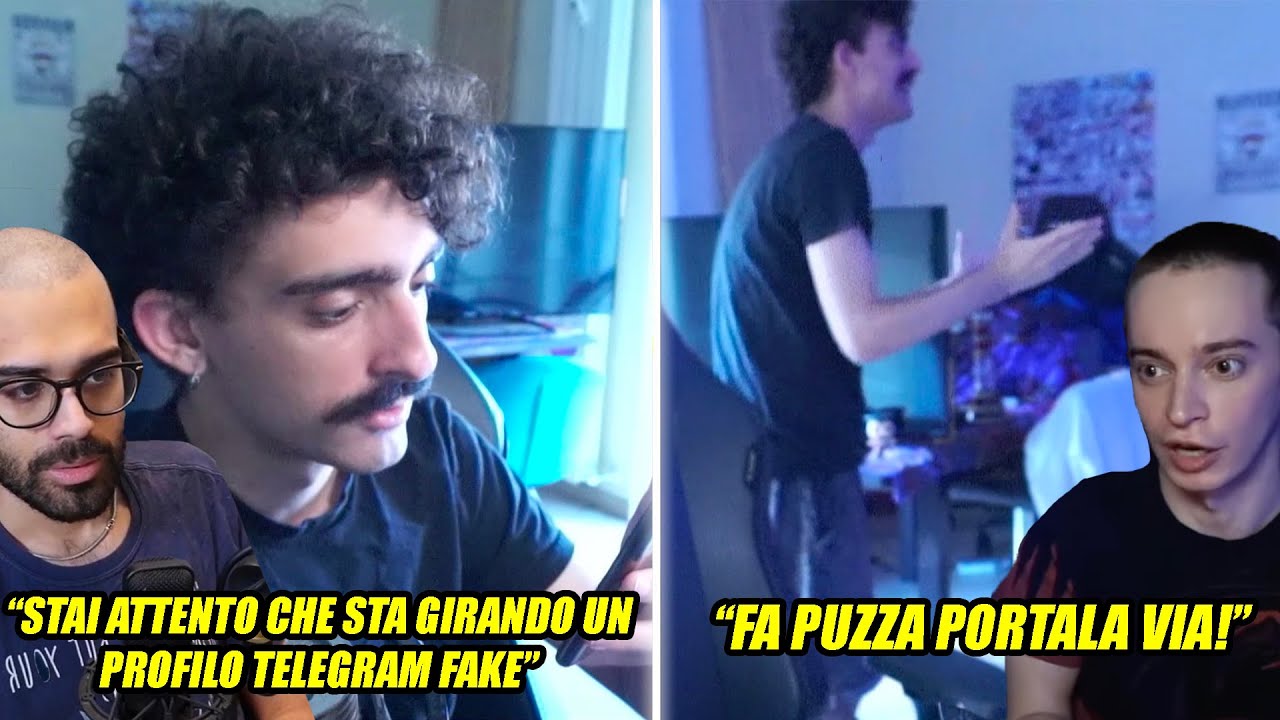 Dario Moccia scopre un account fake di Mario Sturniolo e poi...