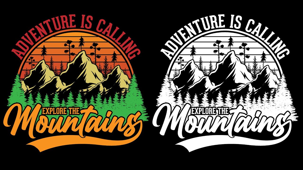 Vintage T-Shirt Design Tutorial | T-Shirt Design In Illustrator | Advance T-Shirt Design Tutorial