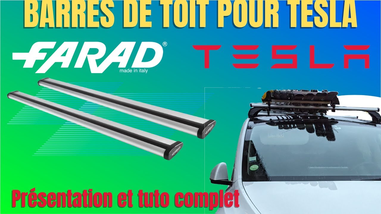 TESLA model Y 3 : les meilleures barres de toit tuto complet