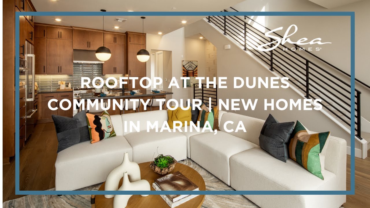 Rooftop at The Dunes Community Tour | New Townhome-style Homes for Sale in Marina, CA | Shea Homes