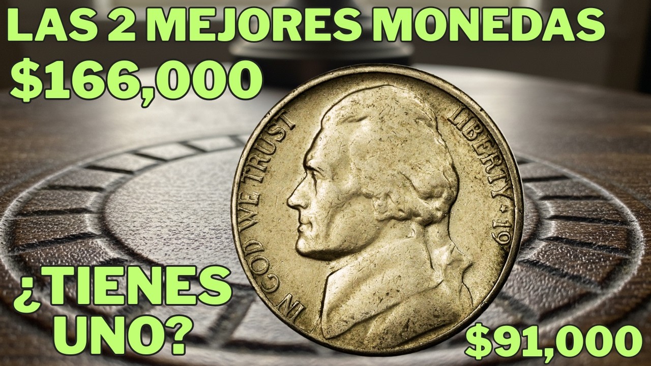 Monedas raras de Jefferson Nickels que valen una fortuna ¿Tienes una?