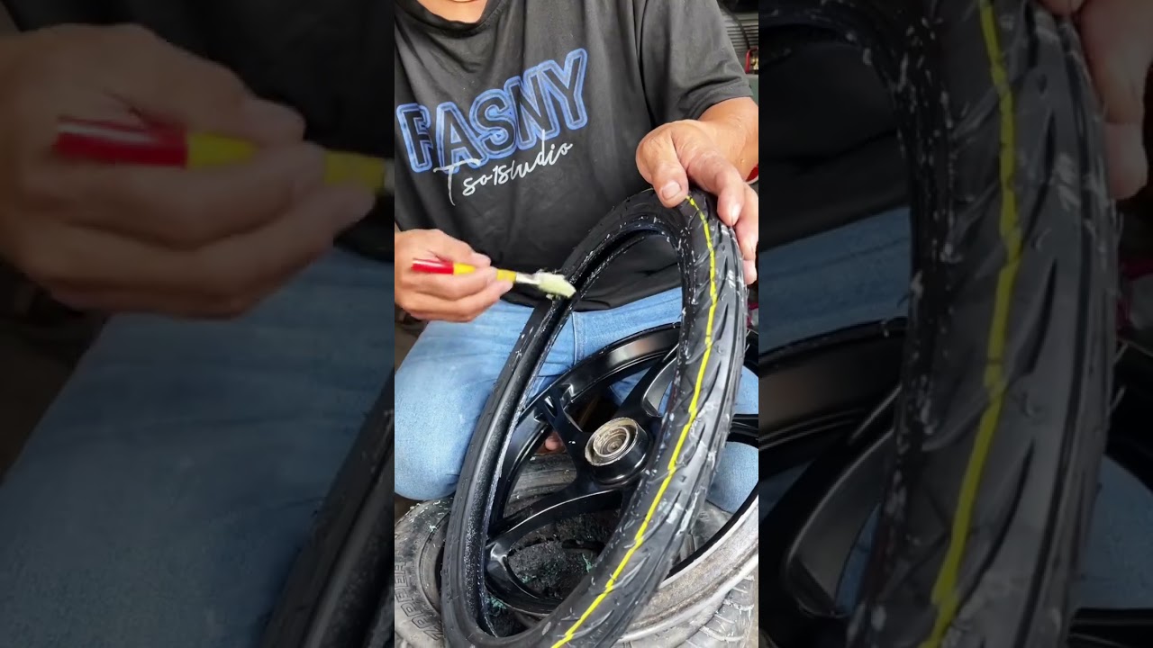 TUBE TYPE TIRES TO TUBELESS INSTALL #vulcanizing #vulcanizingshop