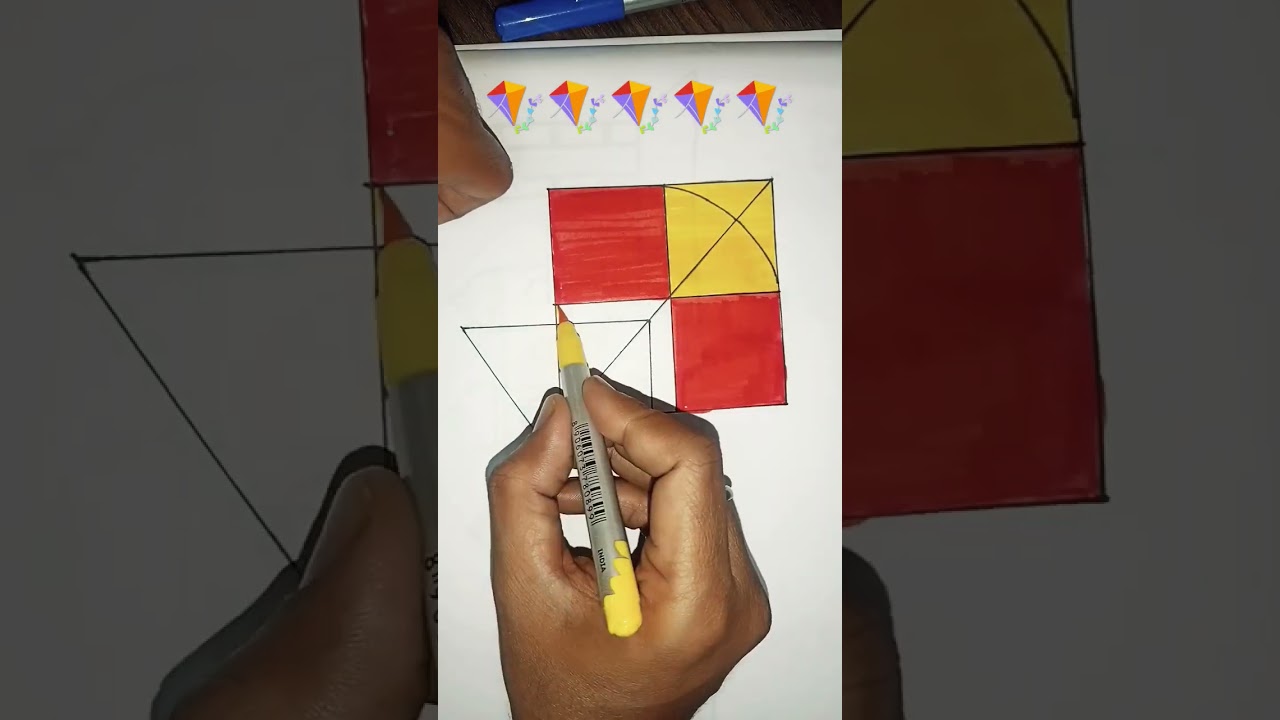 kite colouring #shorts#types of kite#colourful kite