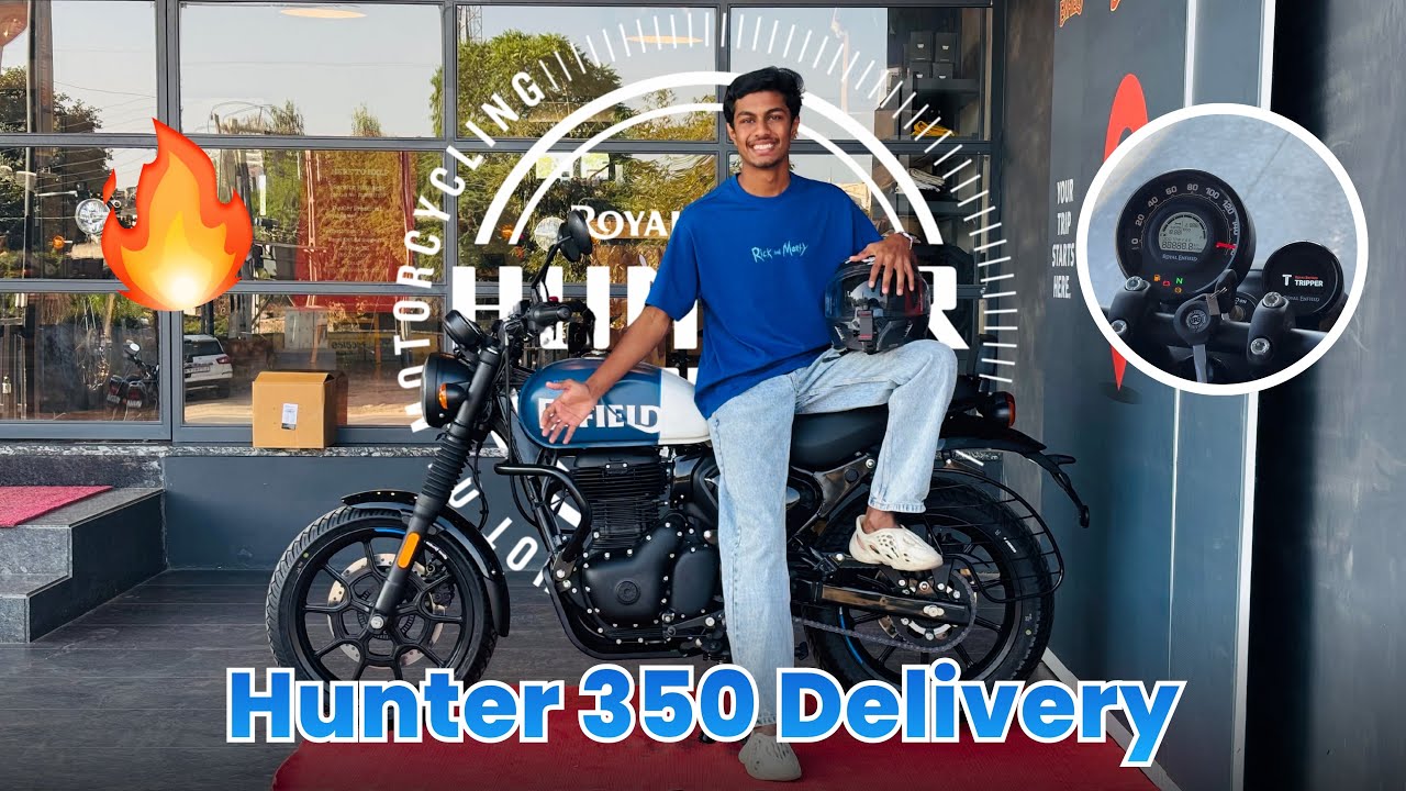 I Bought Brand New Hunter 350 | Royal Enfield Hunter 350 Delivery Vlog | Bike Delivery Vlog 🏍️