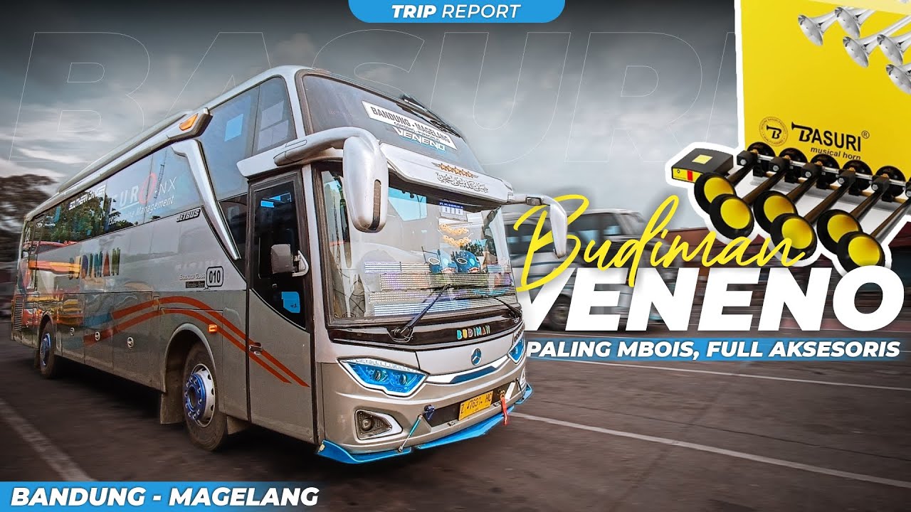 BUDIMAN PALING RAME! LENGKAP DENGAN BASURI 🤣 | Trip Report Budiman 010 'Veneno' (Bandung - Magelang)
