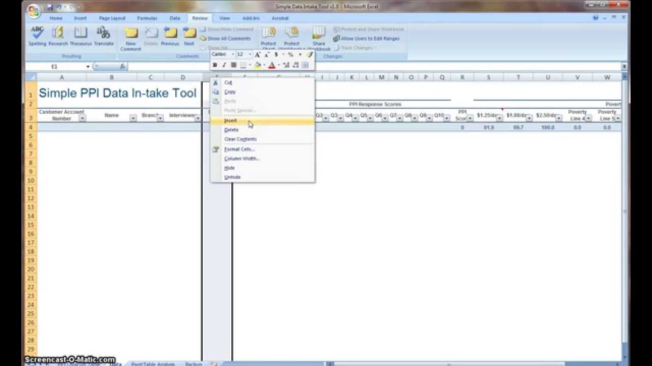 Tab 2: Customizing fields