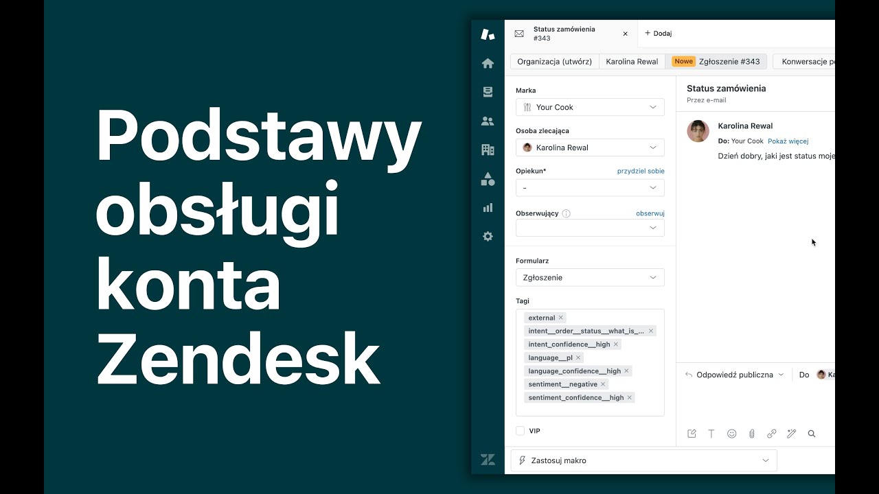 Zendesk Tutorial - Podstawy obsługi konta