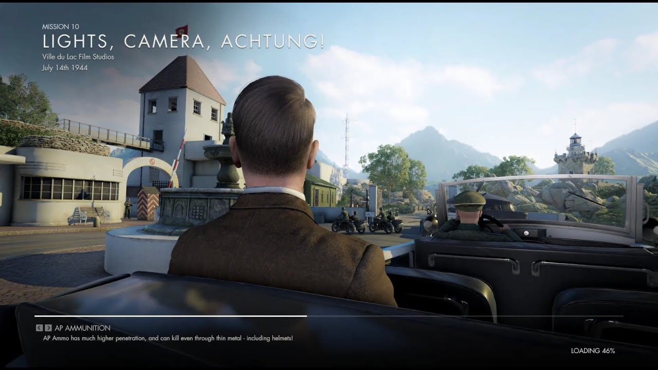 Sniper Elite Resistance Mission 10 Lights Camera Achtung! (Authentic)