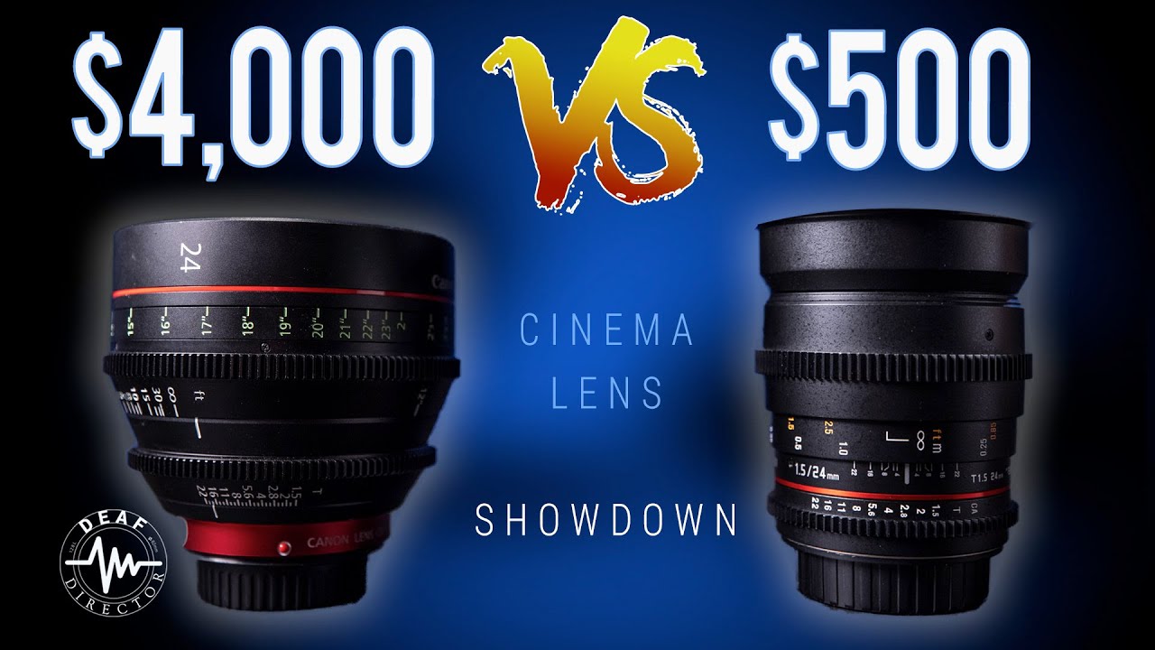 Сравнение кинообъективов за $4000 и $500: Rokinon Cine DS против Canon CN-E