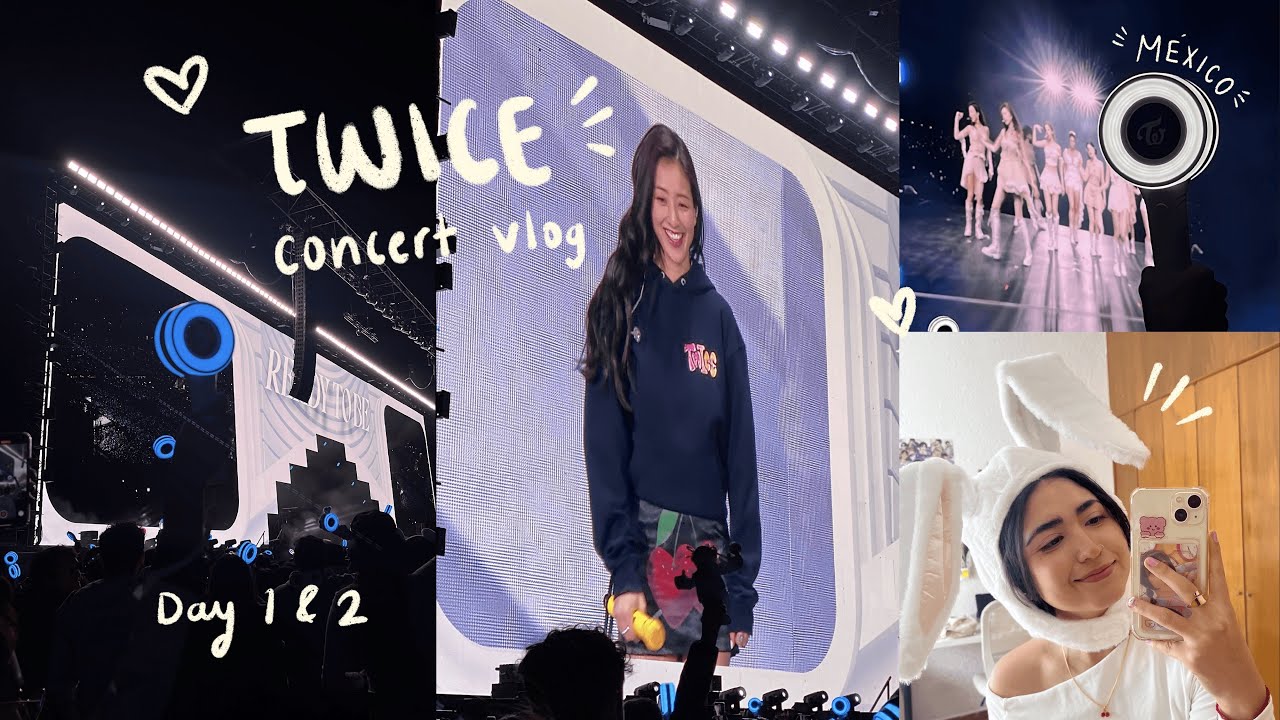 VLOG TWICE READY TO BE TOUR MEXICO | day 1 &2 candybong unboxing, merch & boletos en platino