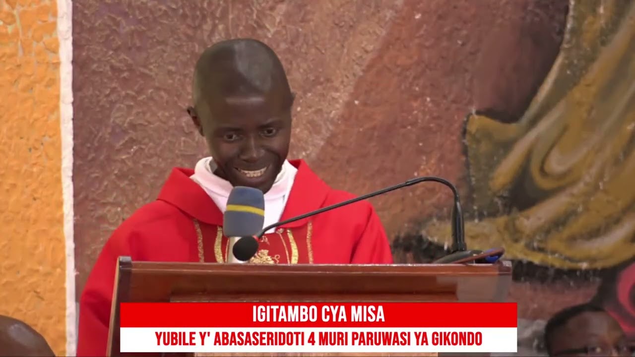UBUTUMWA BWA PADIRI CHRYSANTE RWASA UHAGARARIYE ABAPADIRI BIJIHIJE YUBULE Y' IMYAKA 25.