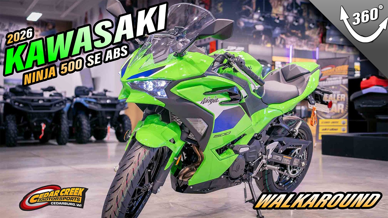 Walkaround | 2026 Kawasaki Ninja® 500 SE ABS