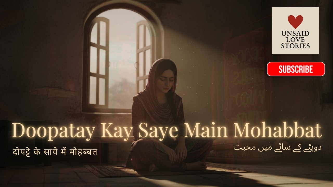 Doopatay Kay Saye Main Mohabbat | दोपट्टे के साये में मोहब्बत | دوپٹے کے سائے میں محبت #unsaidlove