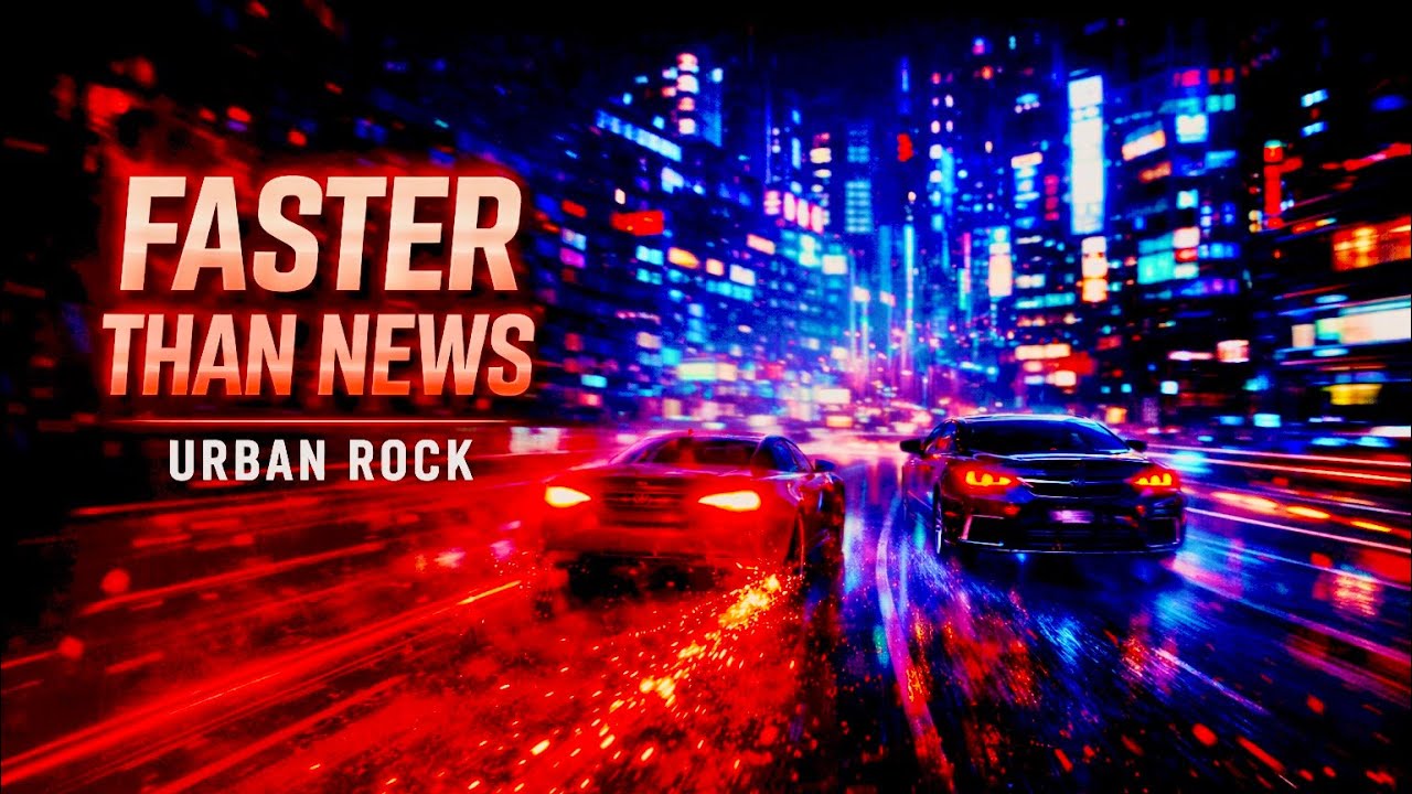 FASTER THAN NEWS | High Energy Urban Rock [Streamer Safe / No Copyright]