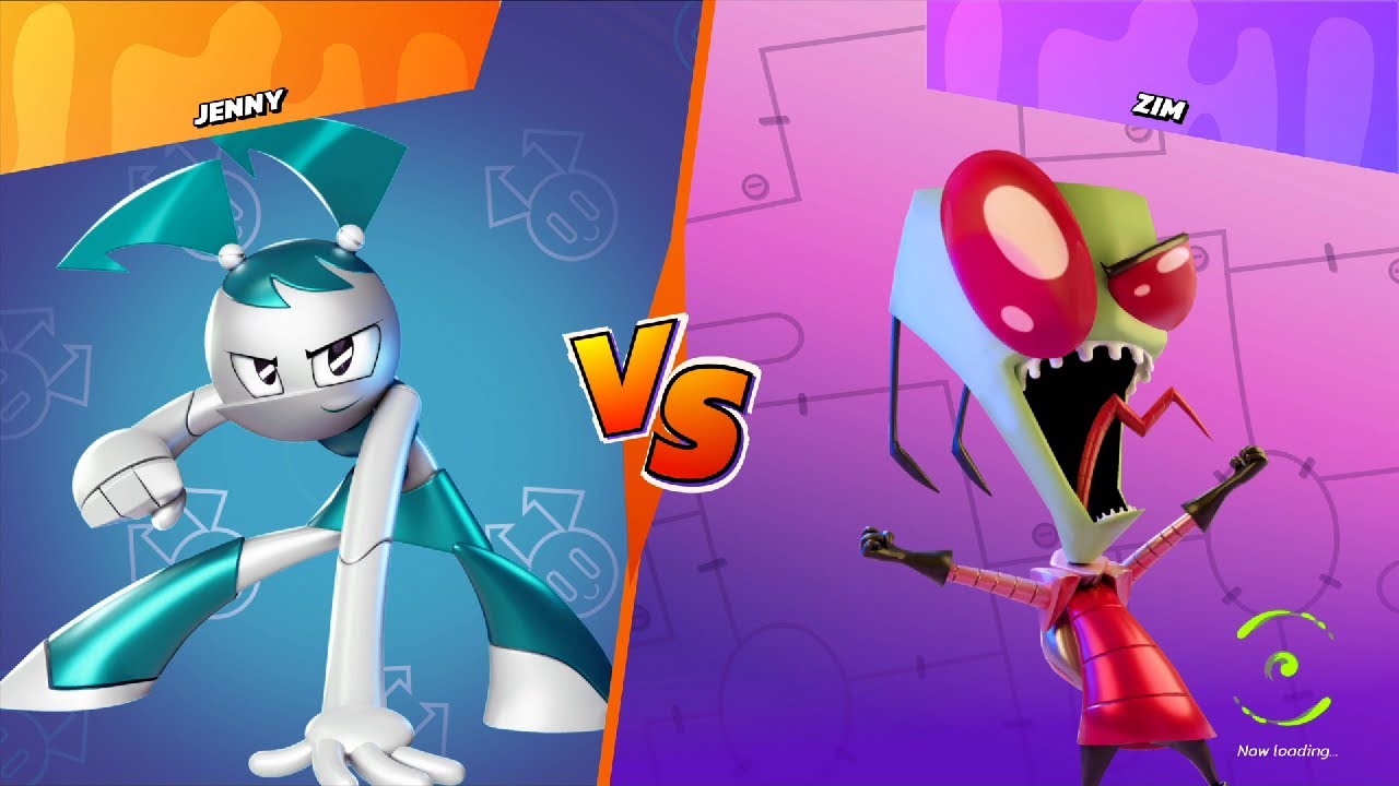 JENNY vs ZIM (Lvl 9) Hardest Difficulty! Nickelodeon All-Star Brawl.