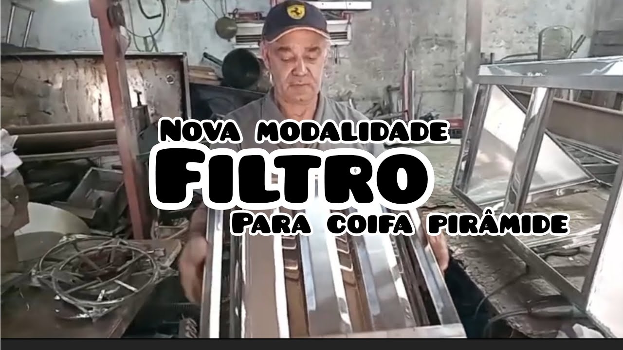 Projeto do zezinho#filtro para suporte pirâmide#canal zezinho Lacerda