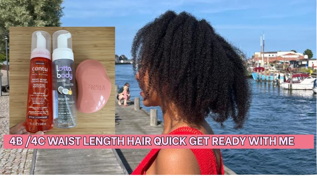 Real‑Life Wash & Go on Fine 4B/4C Hair With 75% Shrinkage (Waist Length Stretched)