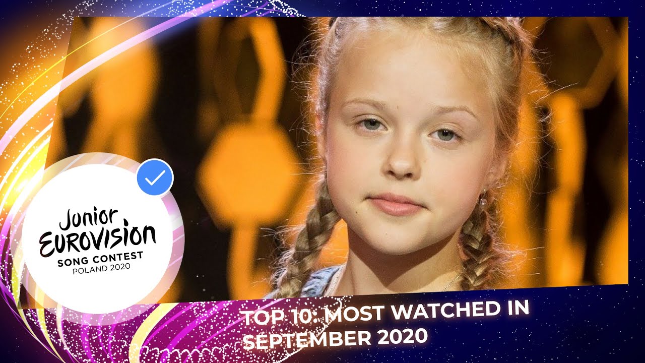 TOP 10 Most watched in September 2020 - Junior Eurovision Song Contest