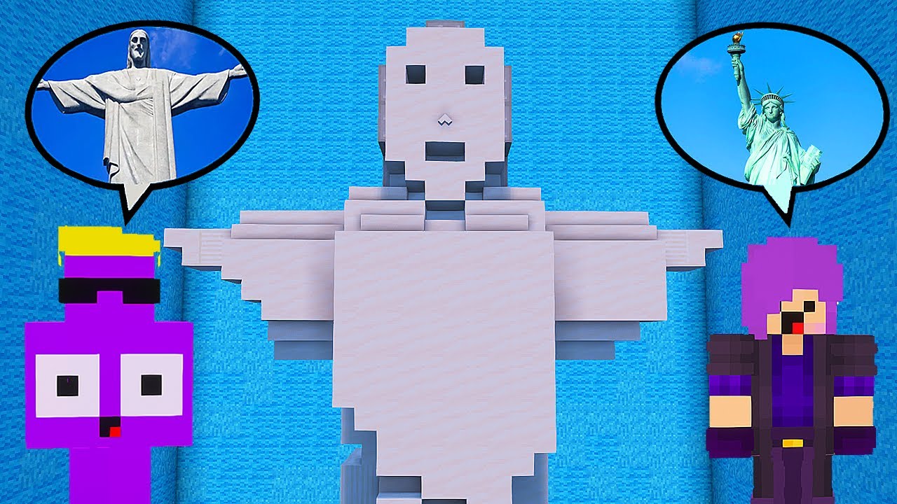 ADIVINHE O PAÍS PELA ESTRUTURA NO MINECRAFT!!!