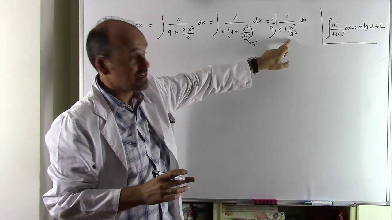 (16) INTEGRALES INMEDIATAS. Tipo Arcotangente (4)