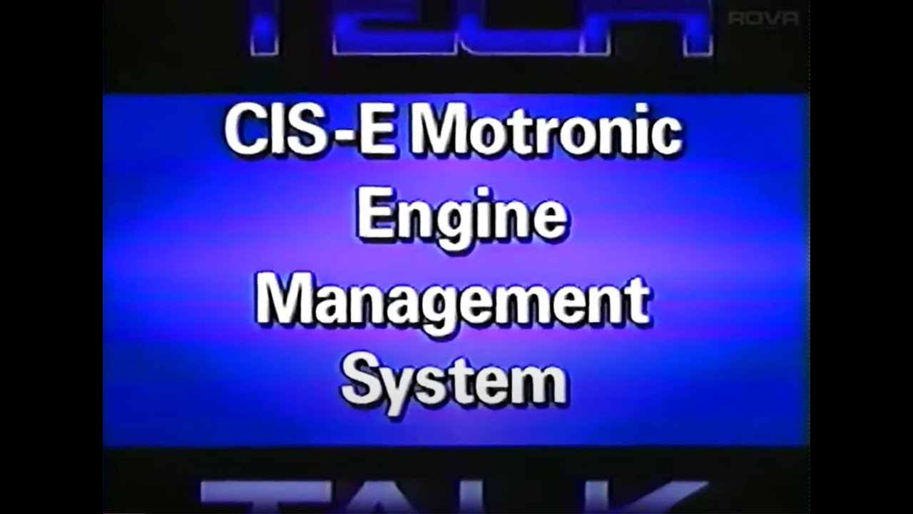 Volkswagen (US) - Tech Talk 229 - CIS-E Motronic - Engine Management System - Engine Settings (1990)