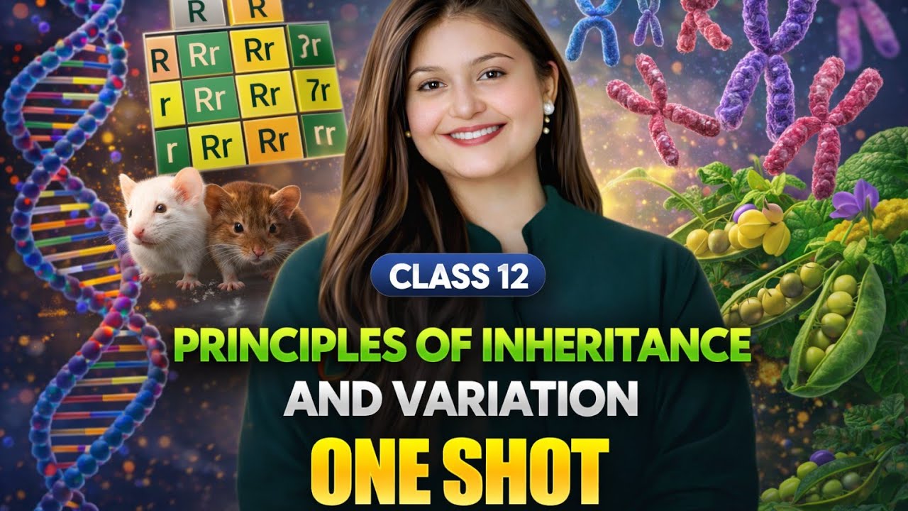 🔥Principle of inheritance 🧬and variation ⚡in just 50 minutes😎 NCERT📕+ TRICKS 🤗 ONE SHOT | NEET 2026!