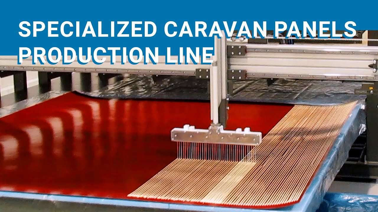 Specialized Caravan panels production line - Gluestream