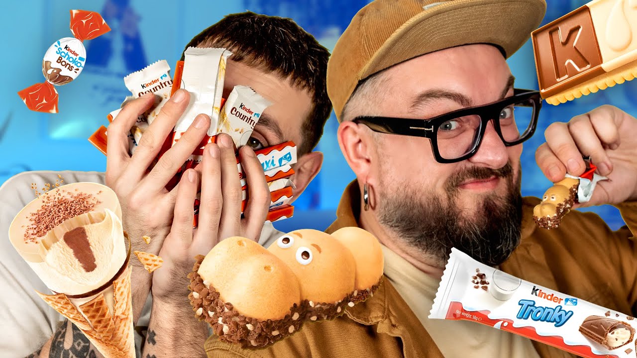 ON TEST DES PRODUITS KINDER (beaucoup trop de sucre dans cette video)