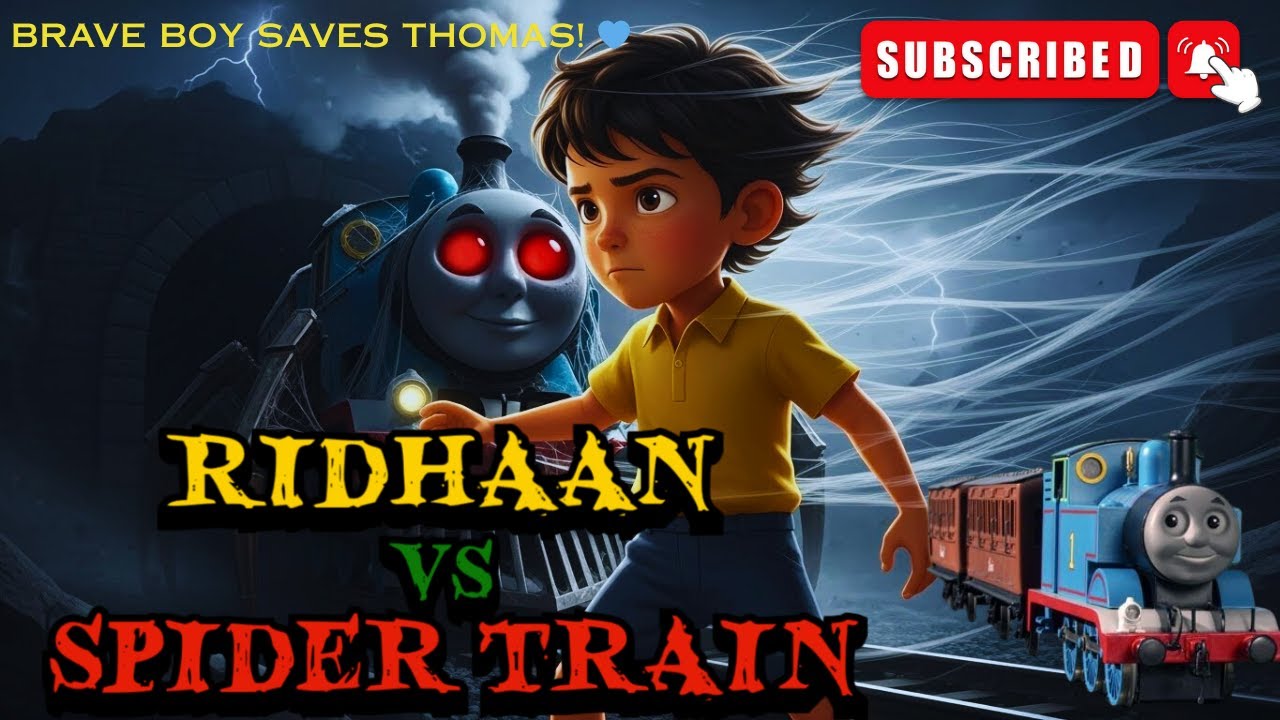 Ridhaan in Thomas Train World 🚂 | Magical Adventure Kids Story | Brave & Intelligent Boy