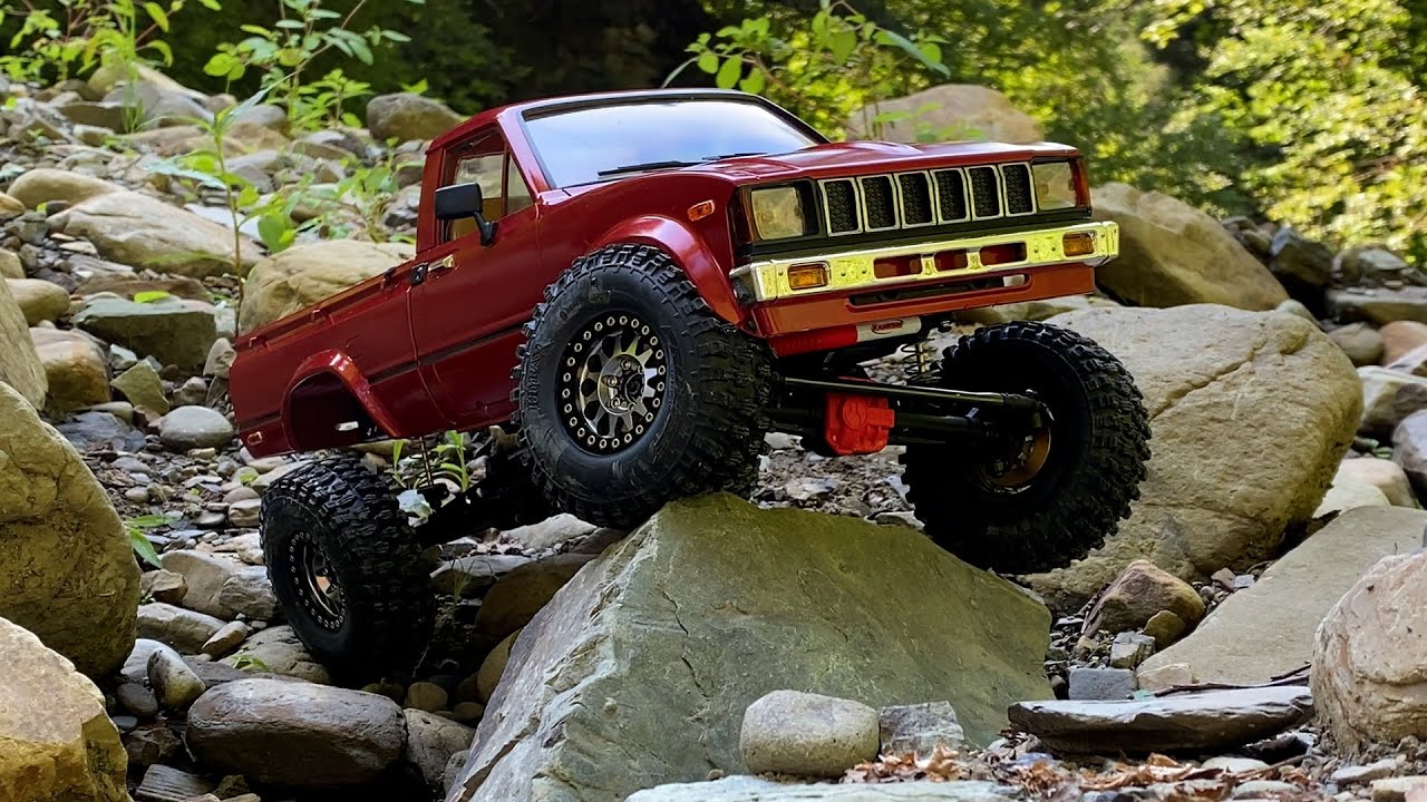 My BEST RC Car RC4WD Mojave 2 Body And Axial SCX10II Chassis #shorts