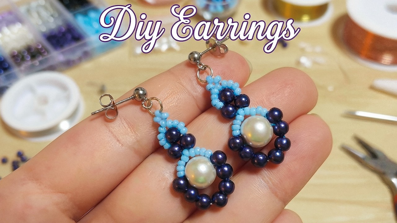 Easy Beaded Earrings Tutorial | Perfect for Beginners