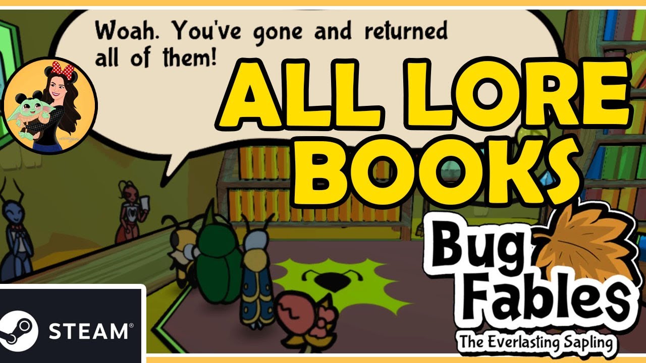 WHERE TO FIND ALL 26 LORE BOOKS - 100% COMPLETION - BUG FABLES