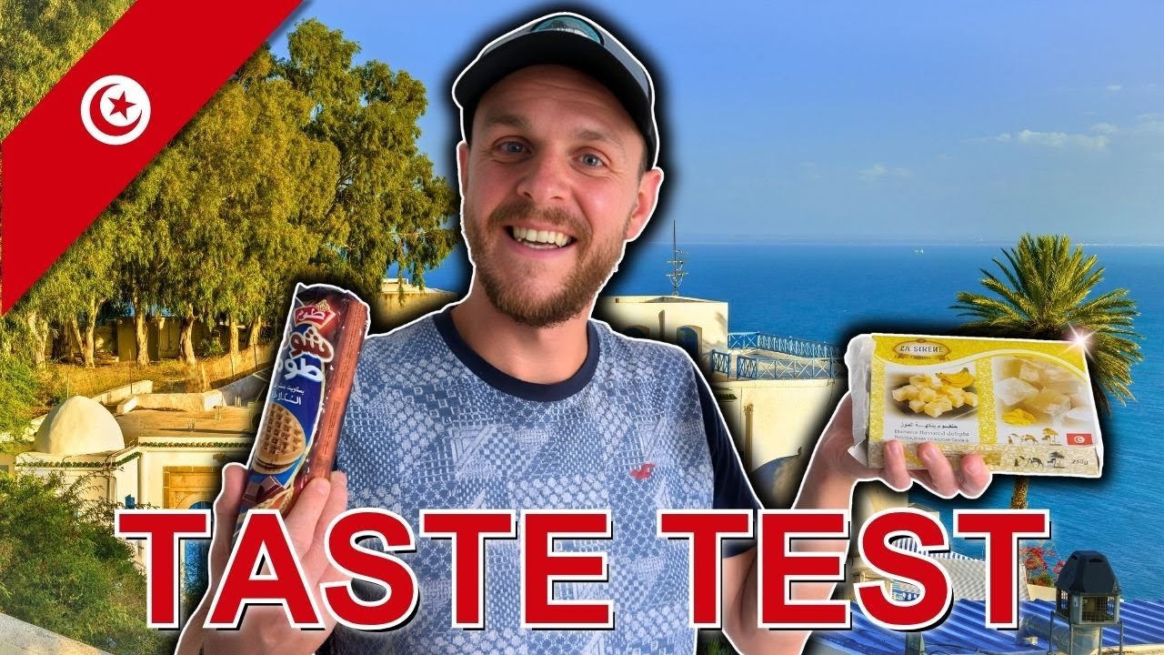 British Guy Tries the Most Popular Tunisian Snacks 🇹🇳
