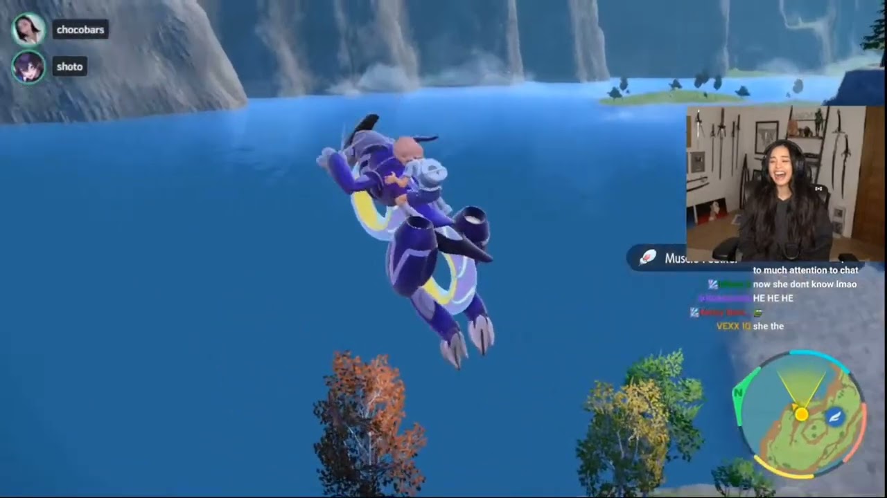 Valkyrae's Chat BAITS her into believing she missed a SHINY POKEMON