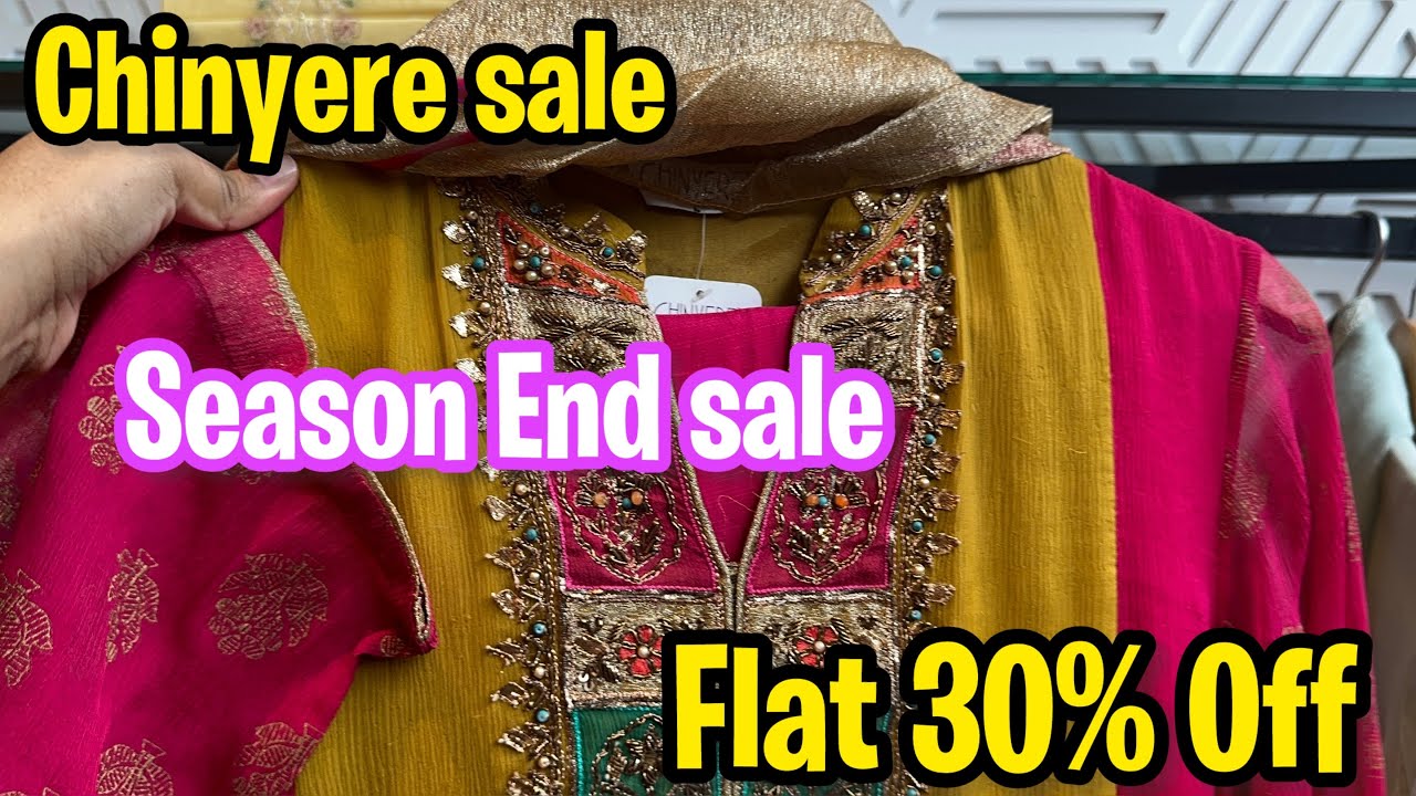 Chinyere Season End Flat 30% Off | Chinyere Sale 2025 ❤️