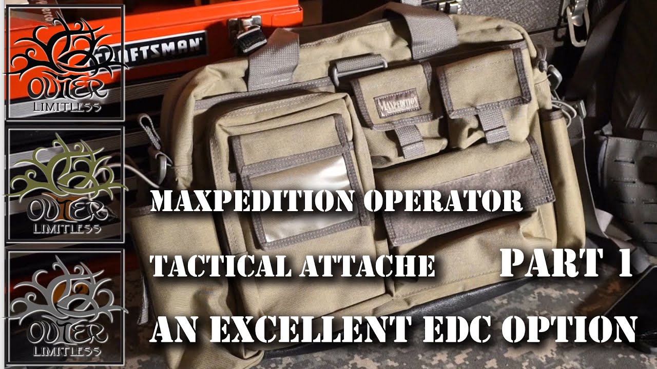 Часть 1 - Тактический атташе Maxpedition Operator - Отличный вариант для повседневного ношения.