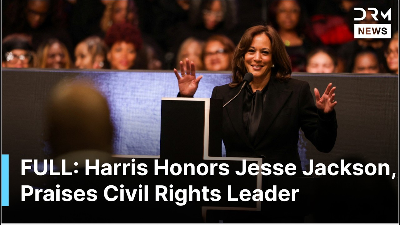 “He Built the Rainbow Coalition”: Harris Honors Jesse Jackson, Praises Civil Rights Leader | AC1G