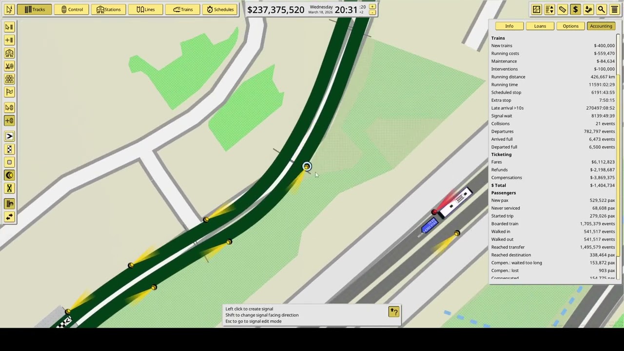 NIMBY Rails - Creating HSL Line 701