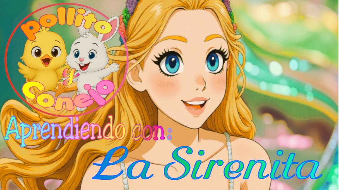 ¡La Sirenita fue muy desobediente! ... ¡Aprende y Diviértete con Pollito y Conejo!