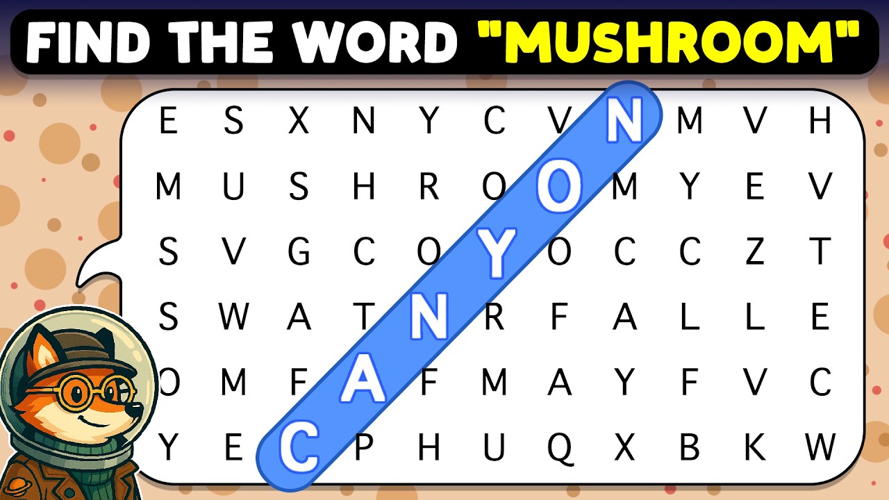 🦊🔍 Word Search Puzzle | Categories: Sports Garage Easter 🔎🦊 | Word Search Game