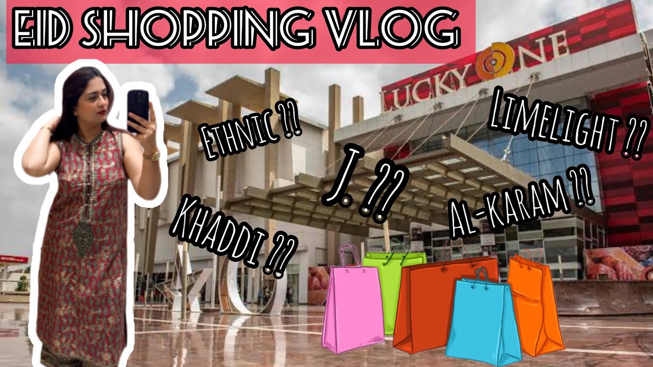 Eid Shopping Vlog 2024🛍️ which brand is best for this eid ? #eid #eiddress #eidshopping