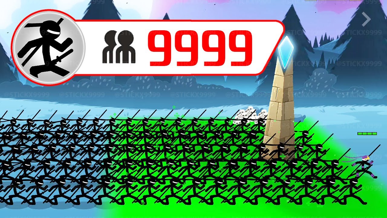 STICK WAR 3 : Ultimate 9999 Team vs. Campaign Battles !⚔️ STICK WAR SAGA HACK 💥 Stickx9999