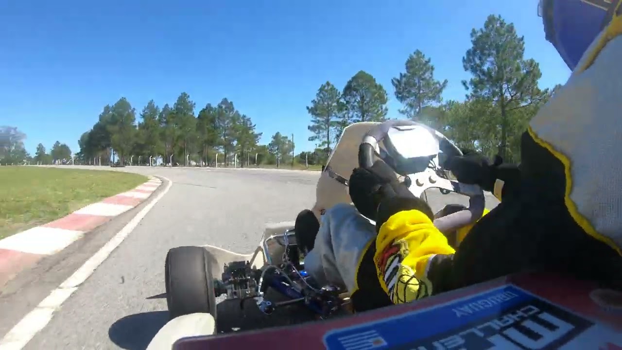 Test driving a Praga/Rotax DD2 kart