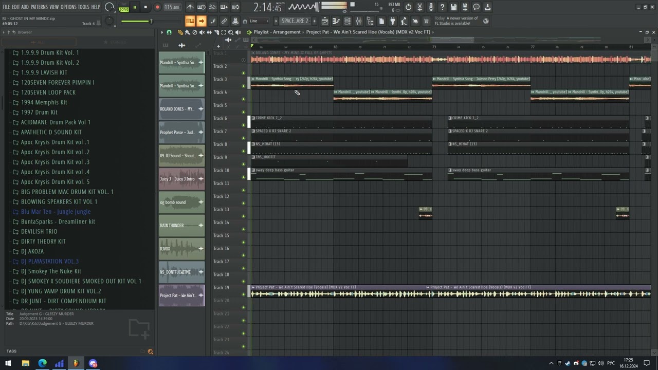 ROLAND JONES - MY MIND IZ FULL OF GHOSTS//REMAKE//FLP PROJECT