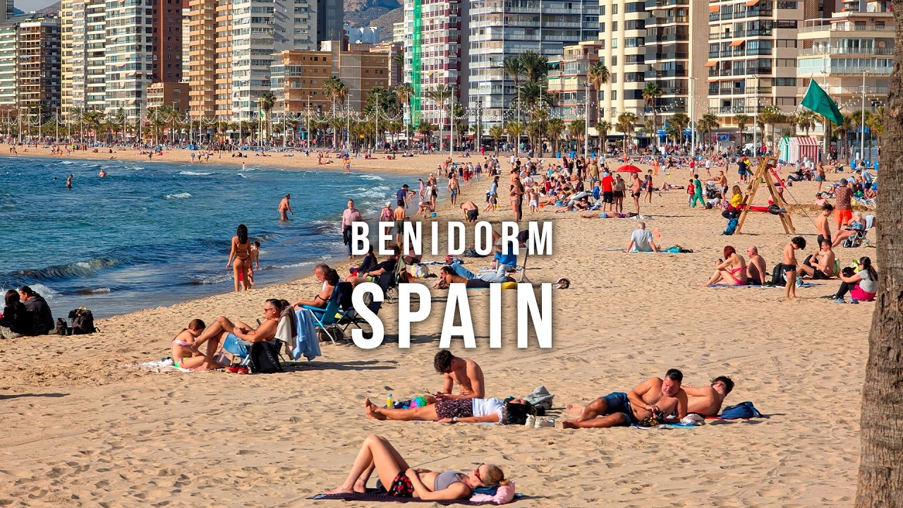 Benidorm Spain 🇪🇸 Full Walking Tour | Costa Blanca Essentials 4K