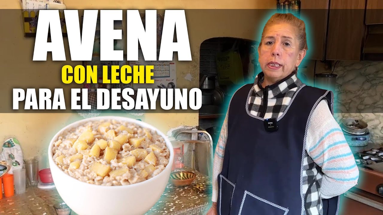 Como preparar AVENA CON LECHE PARA EL DESAYUNO