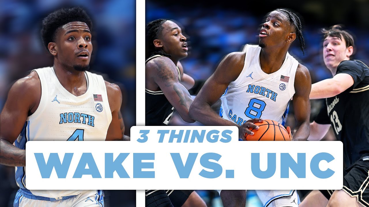 Остаются вопросы по поводу напряженной победы UNC над Wake Forest | 3 момента